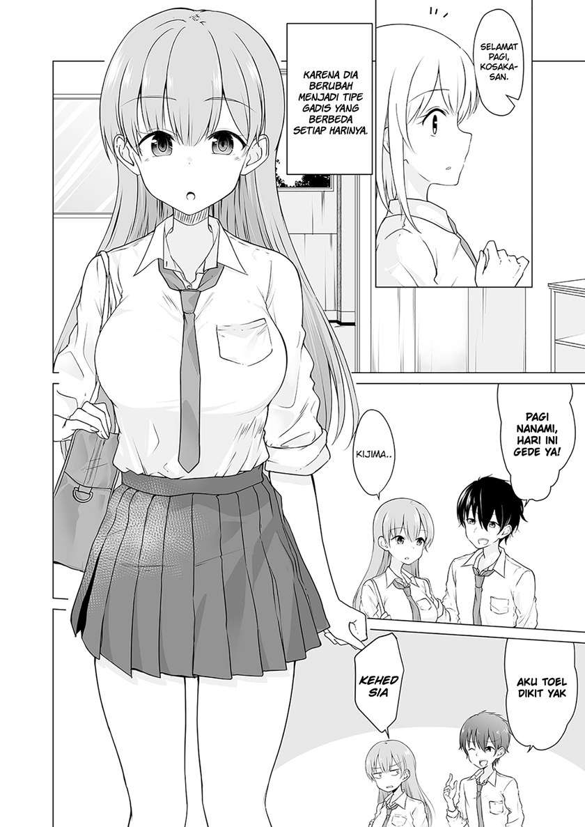 Asa Okiru to Random de Ironna Type Onnanoko ni Natchau Otokonoko no Hanashi Chapter 1