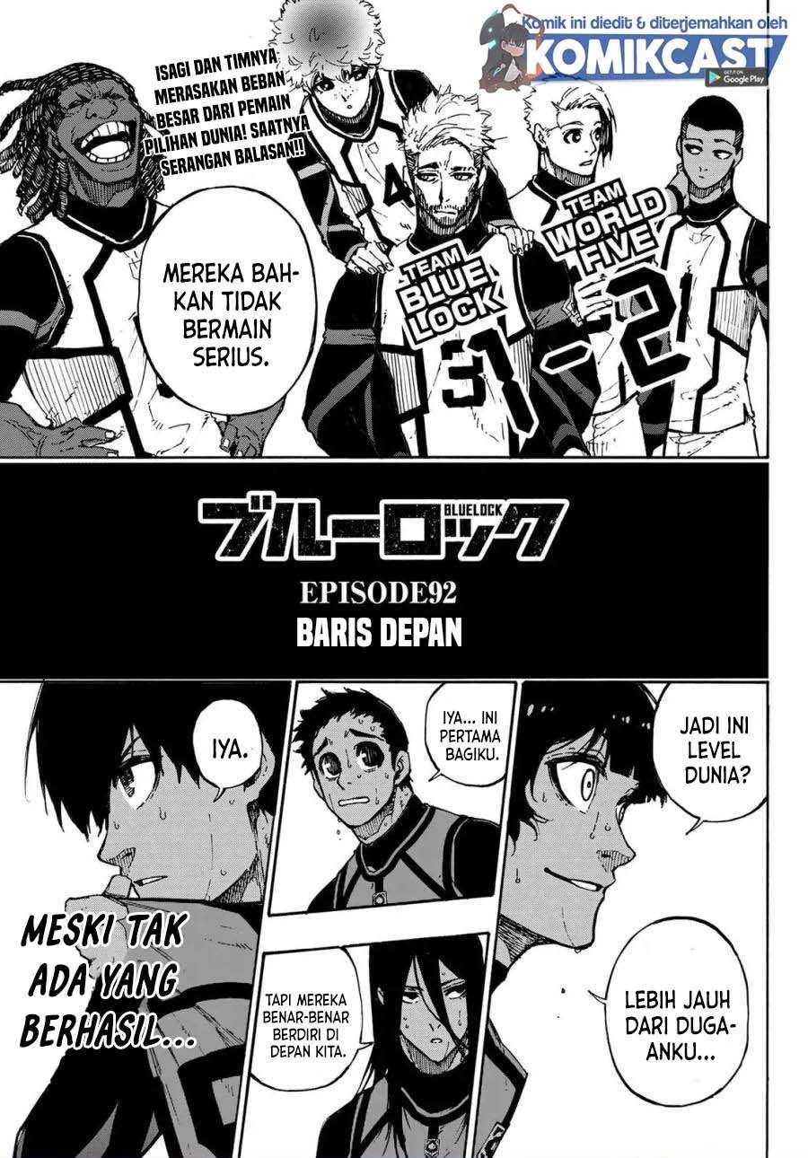 Blue Lock Chapter 92