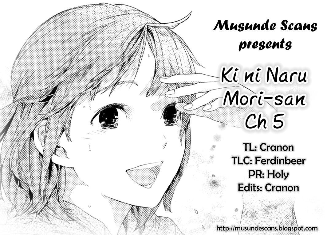 Ki ni Naru Mori-san Chapter 5