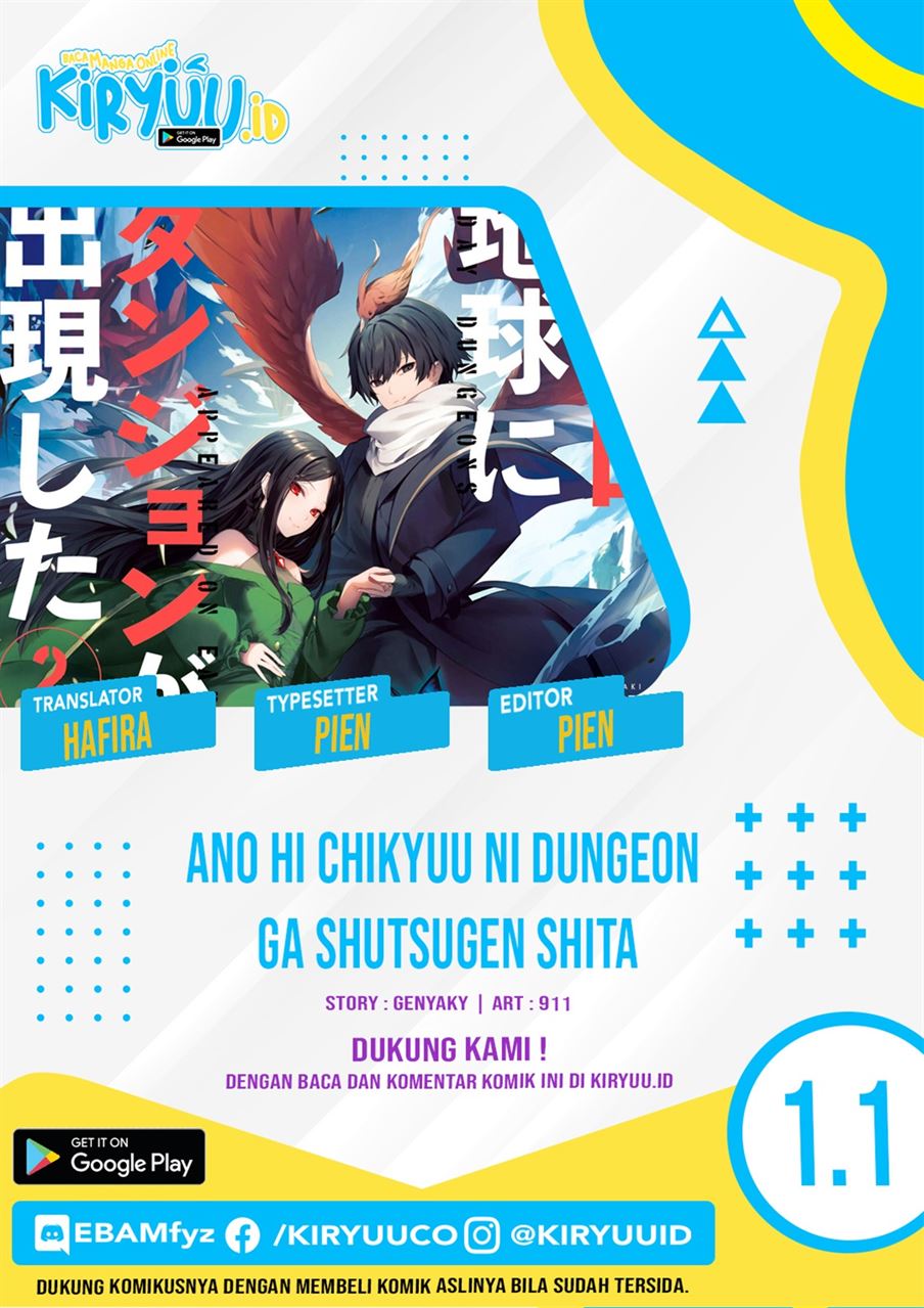 Ano Hi Chikyuu ni Dungeon ga Shutsugen Shita Chapter 1.1