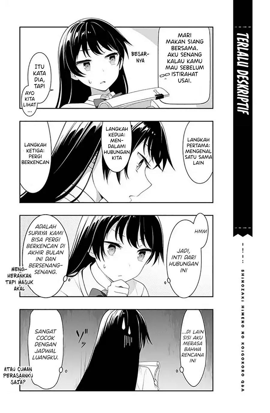 Shinozaki Himeno’s Love Q&amp;A Chapter 3