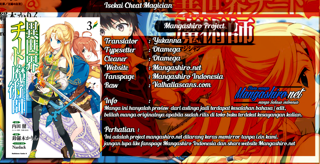 Isekai Cheat Majutsushi Chapter 10