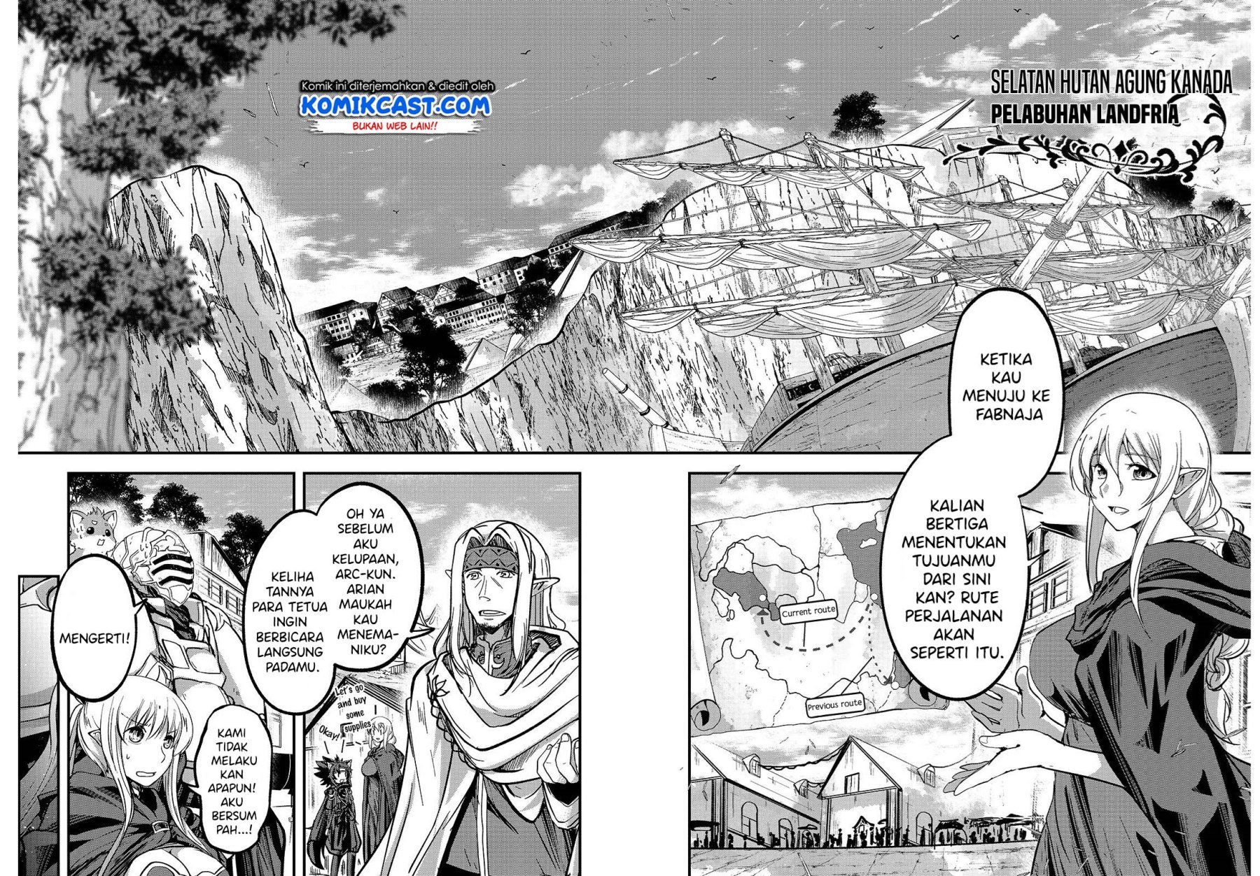 Gaikotsu Kishi-sama Tadaima Isekai e o Dekake-chuu Chapter 35