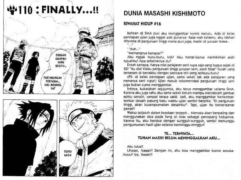 Naruto Chapter 110