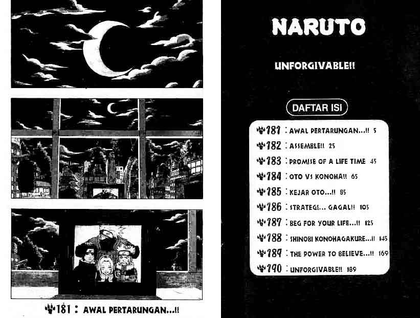 Naruto Chapter 181