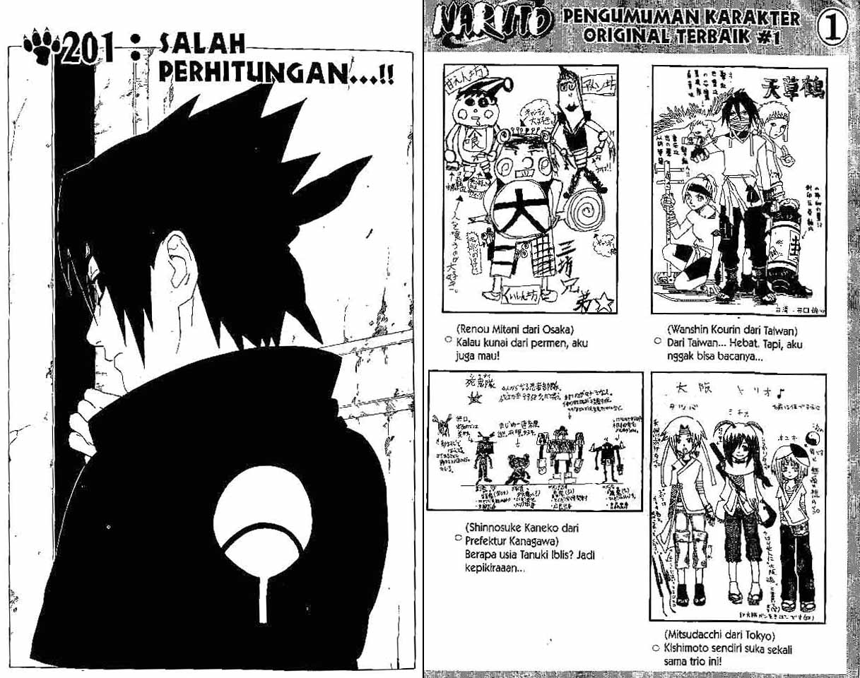 Naruto Chapter 201