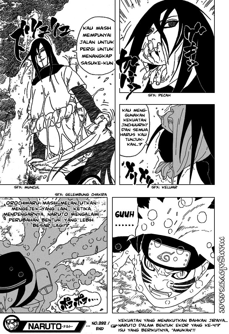 Naruto Chapter 292