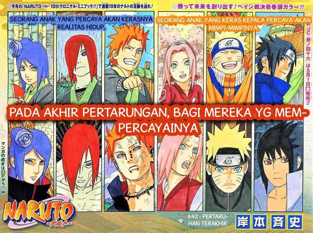 Naruto Chapter 442