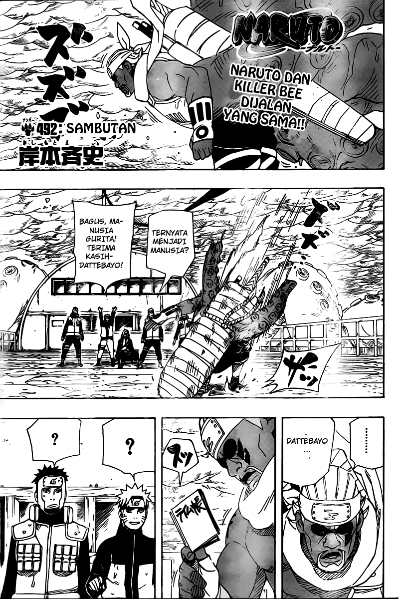 Naruto Chapter 492