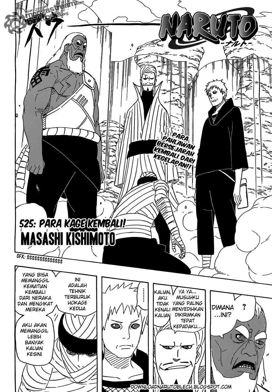 Naruto Chapter 525