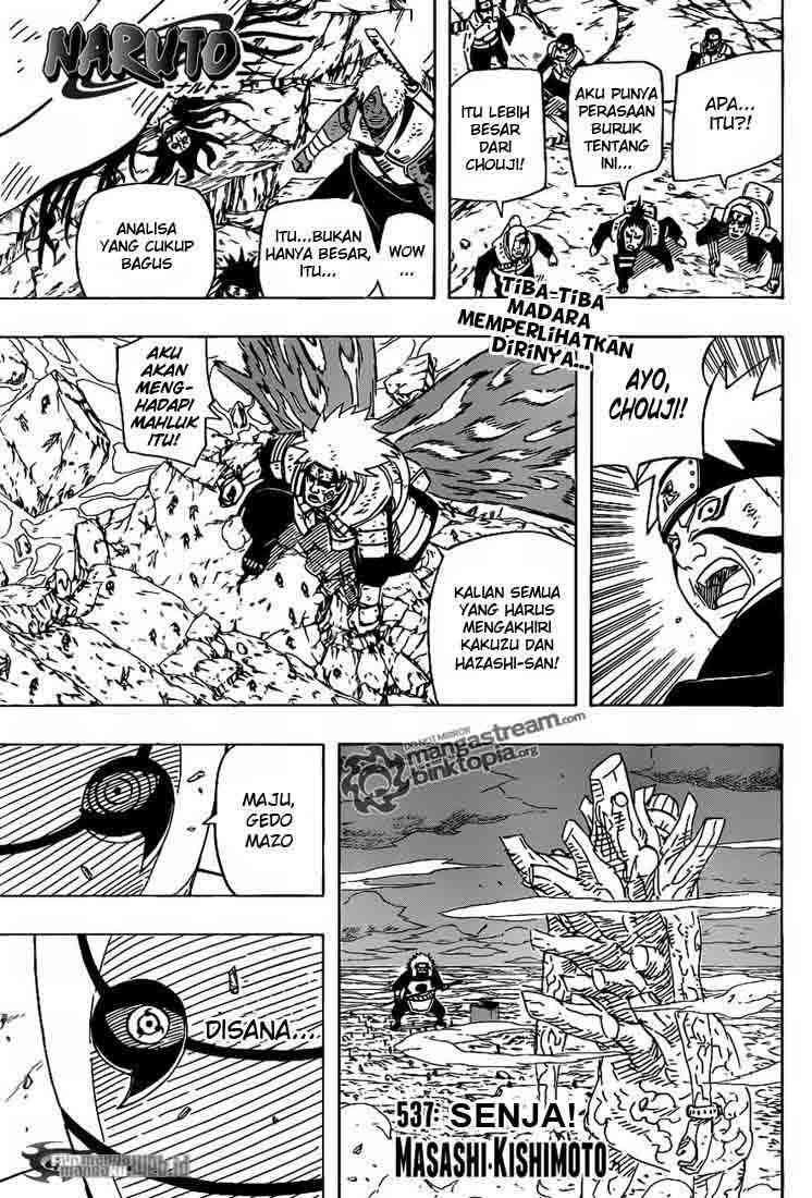 Naruto Chapter 537