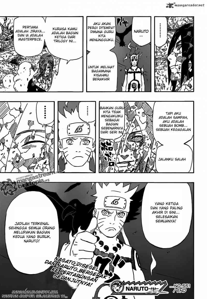 Naruto Chapter 551