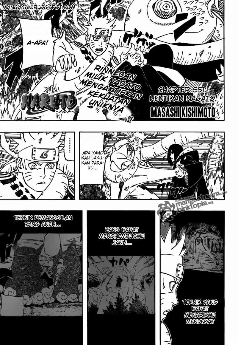 Naruto Chapter 551