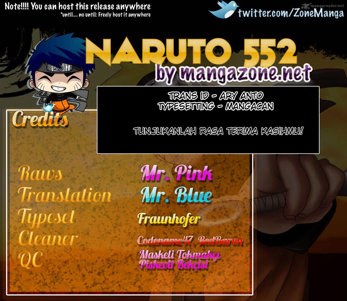 Naruto Chapter 552