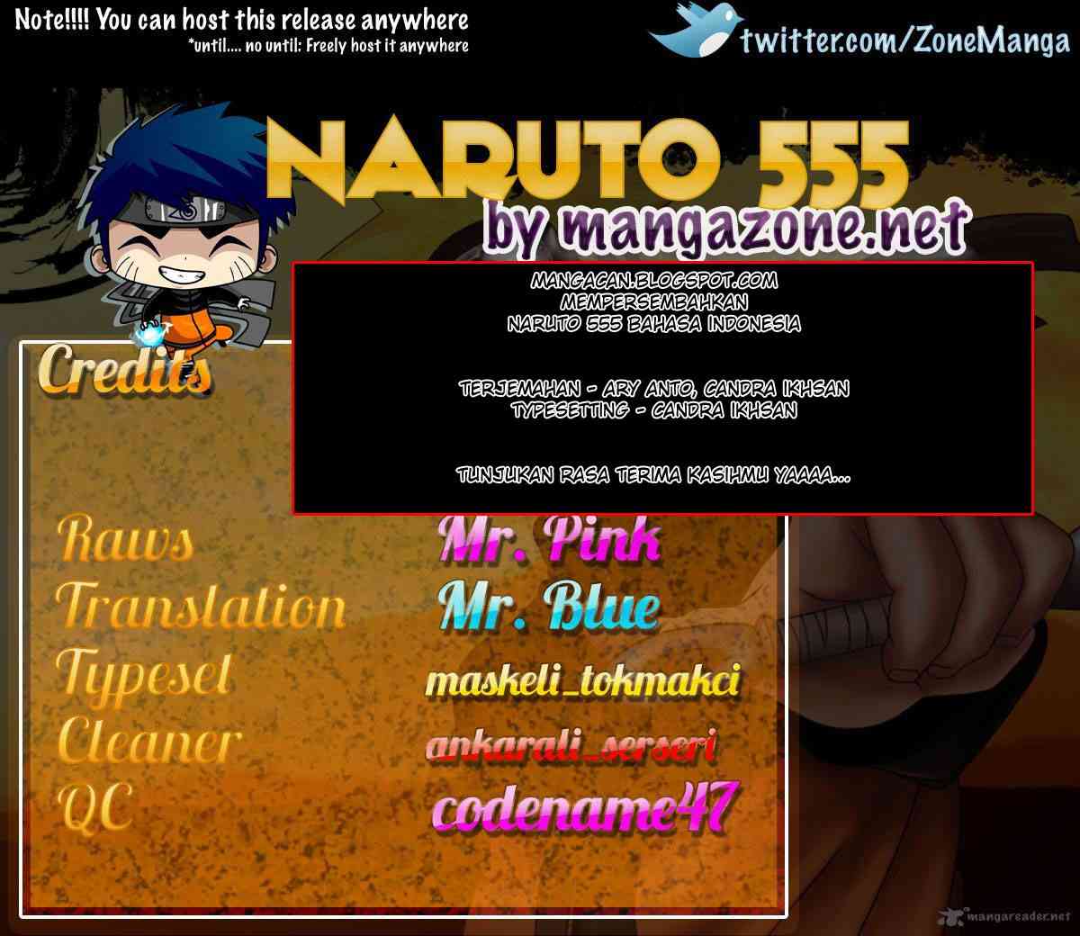 Naruto Chapter 555