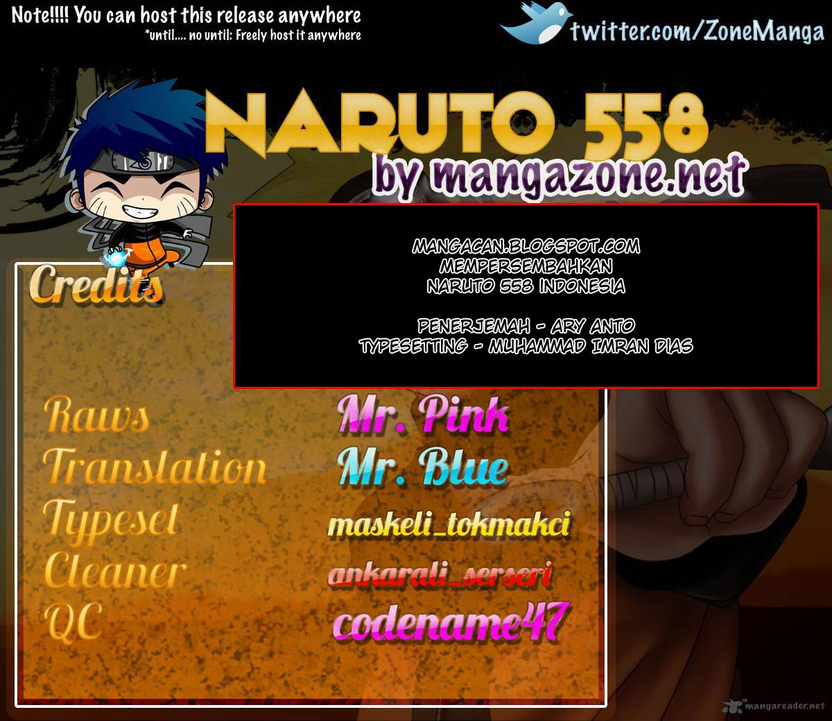 Naruto Chapter 558