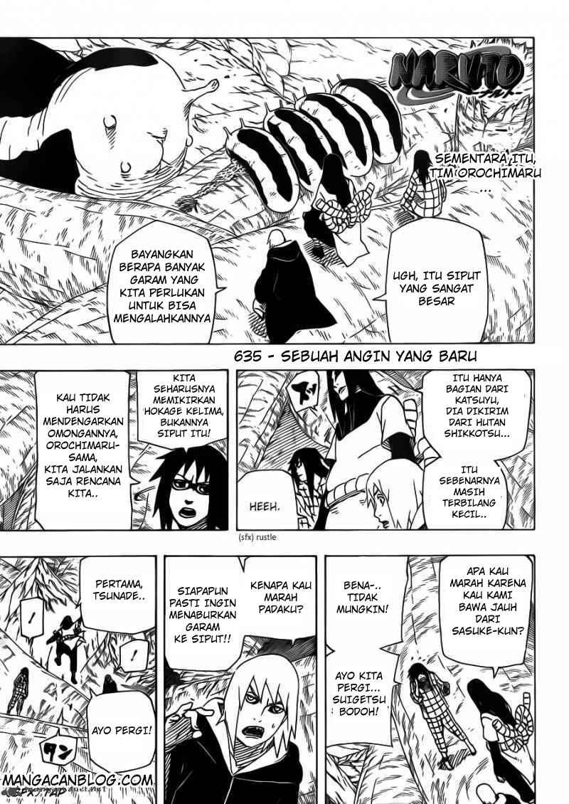 Naruto Chapter 635