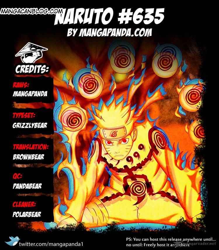 Naruto Chapter 635