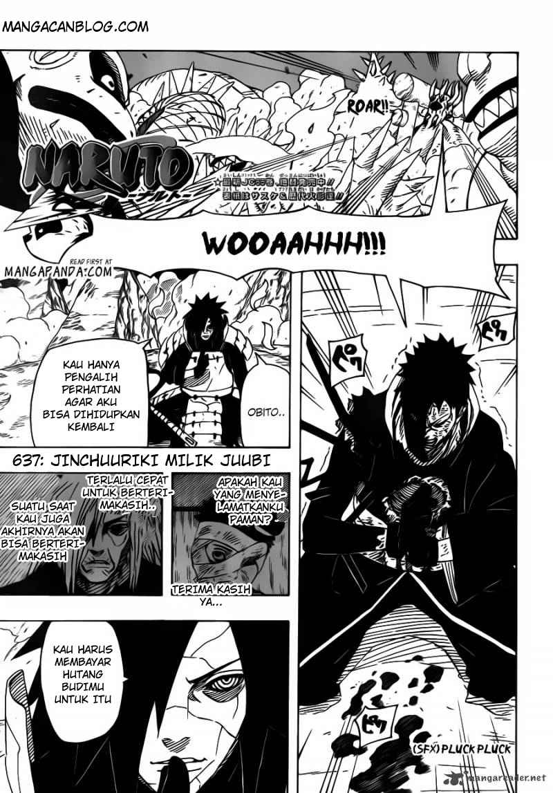 Naruto Chapter 637