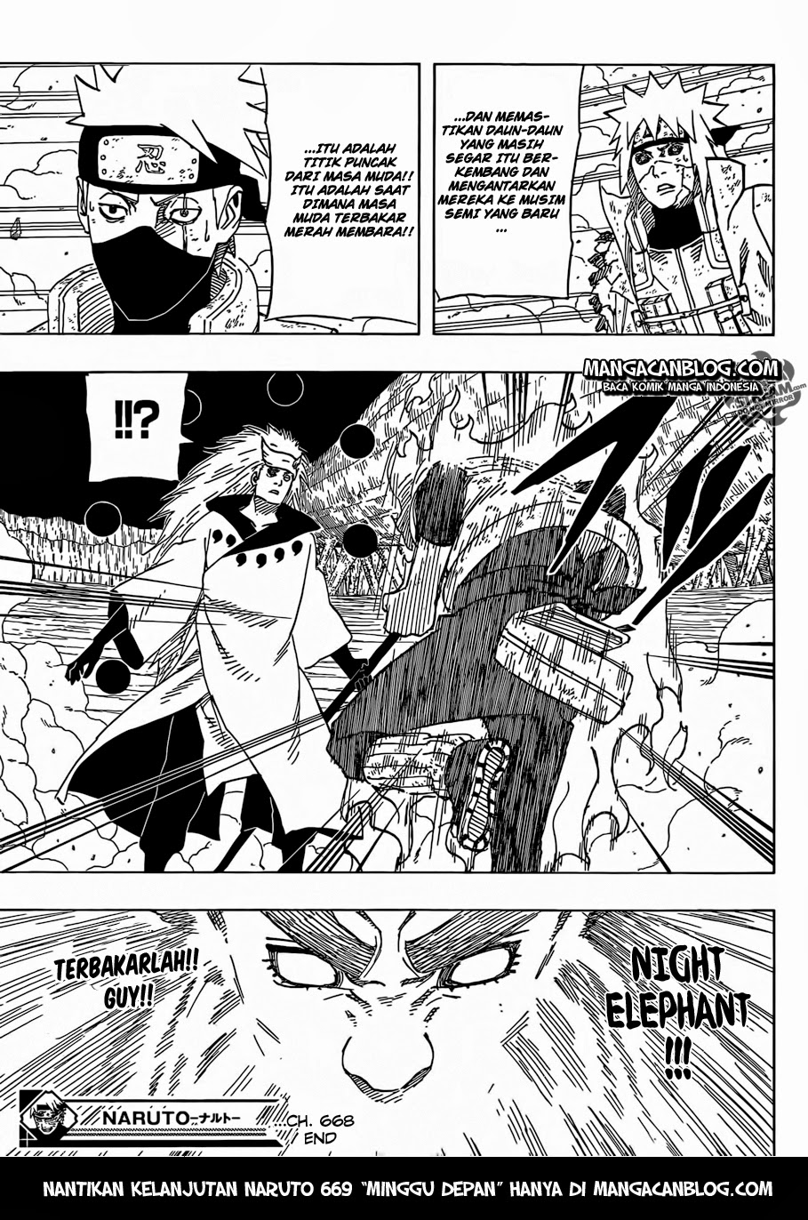 Naruto Chapter 668