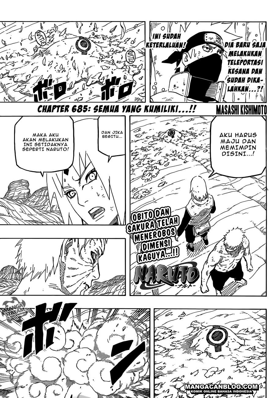 Naruto Chapter 685