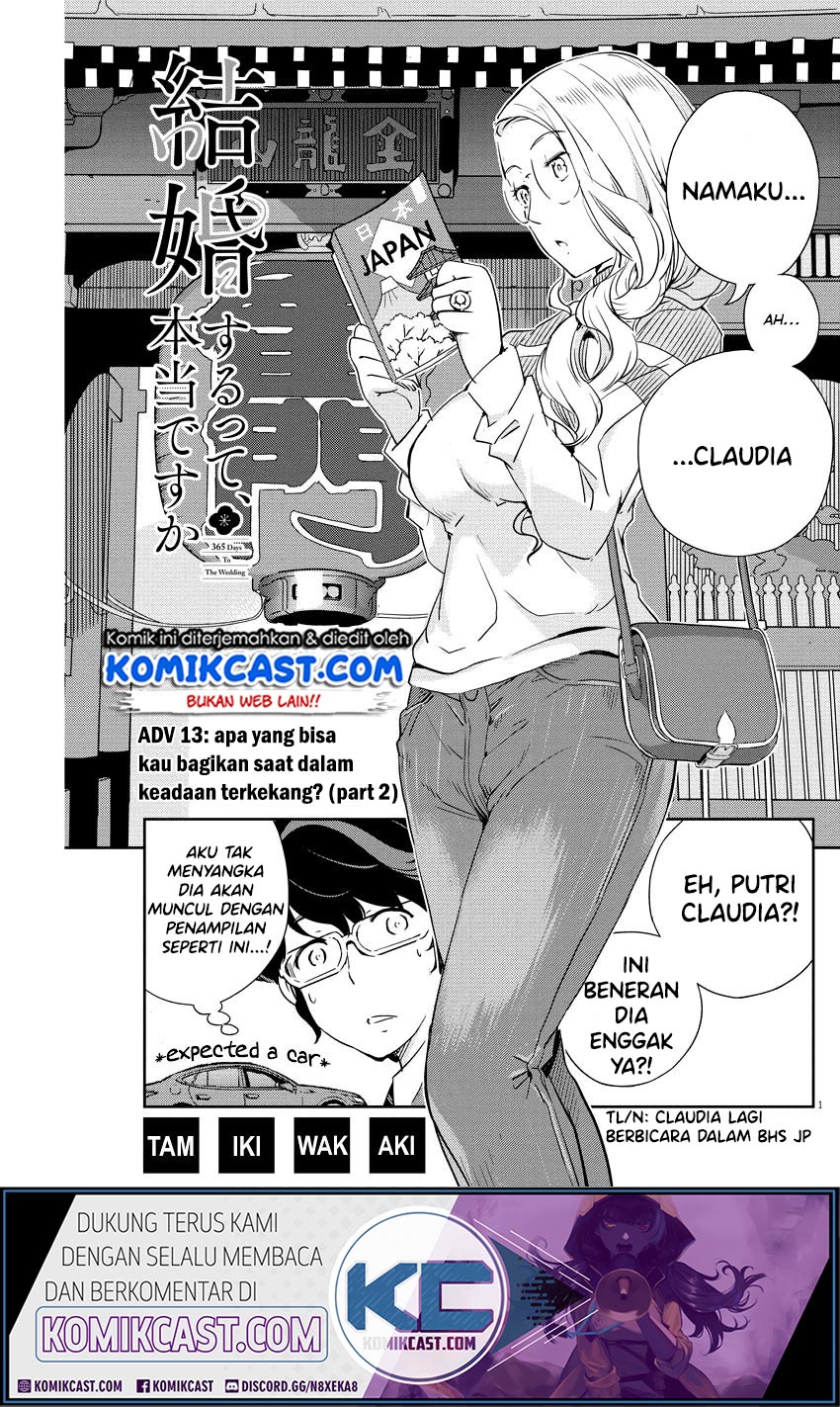 Kekkon Surutte, Hontou desu ka? Chapter 13