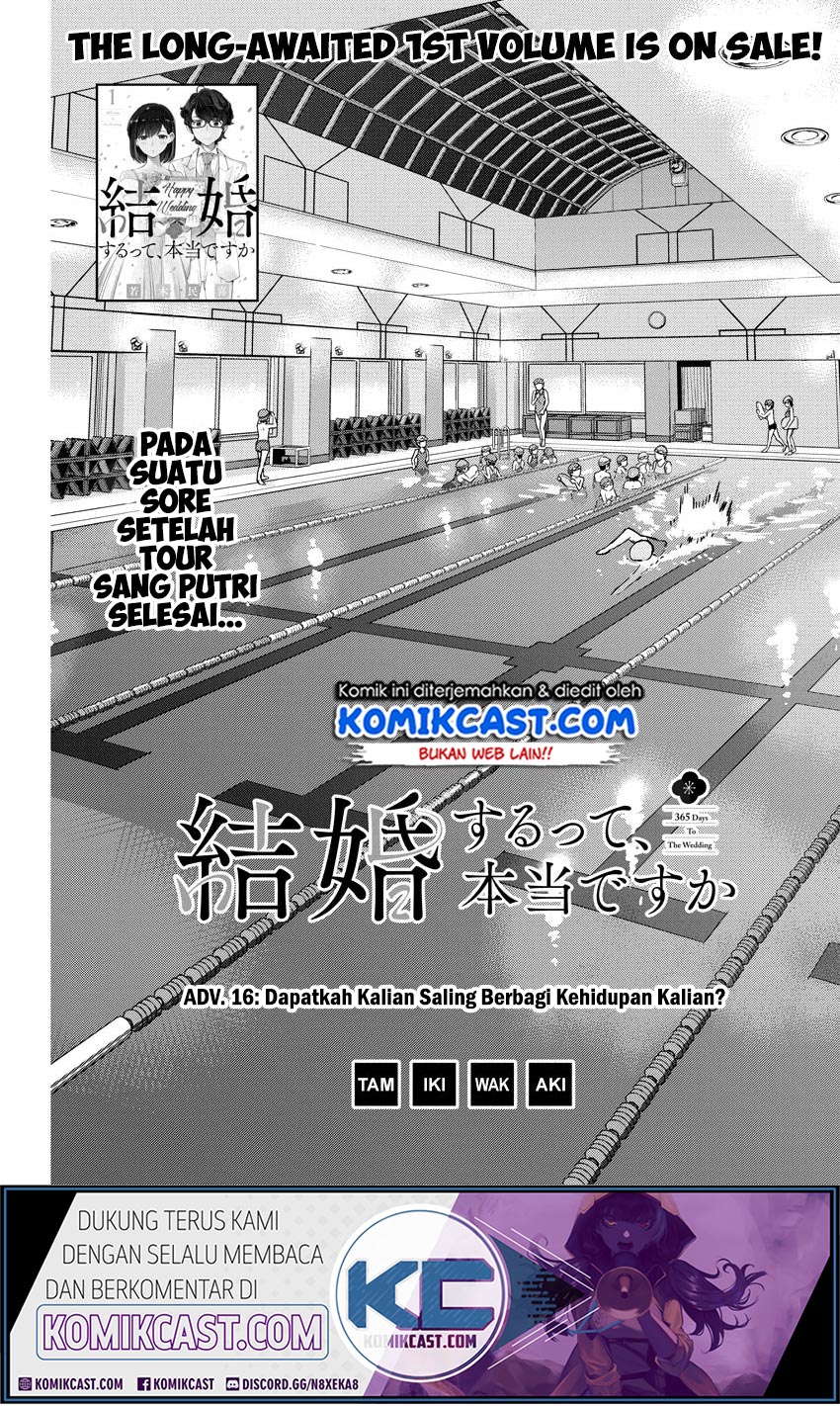 Kekkon Surutte, Hontou desu ka? Chapter 16