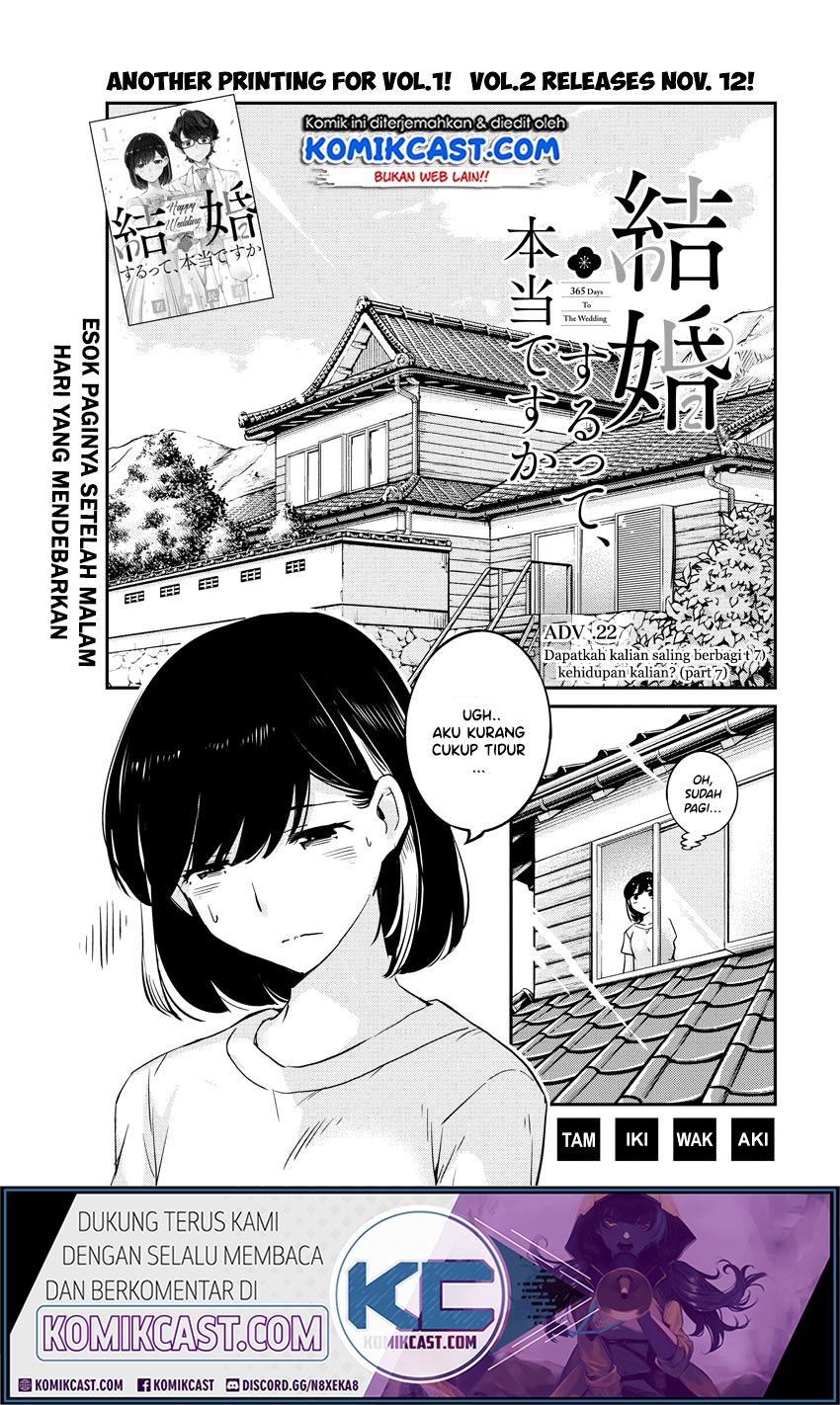 Kekkon Surutte, Hontou desu ka? Chapter 22