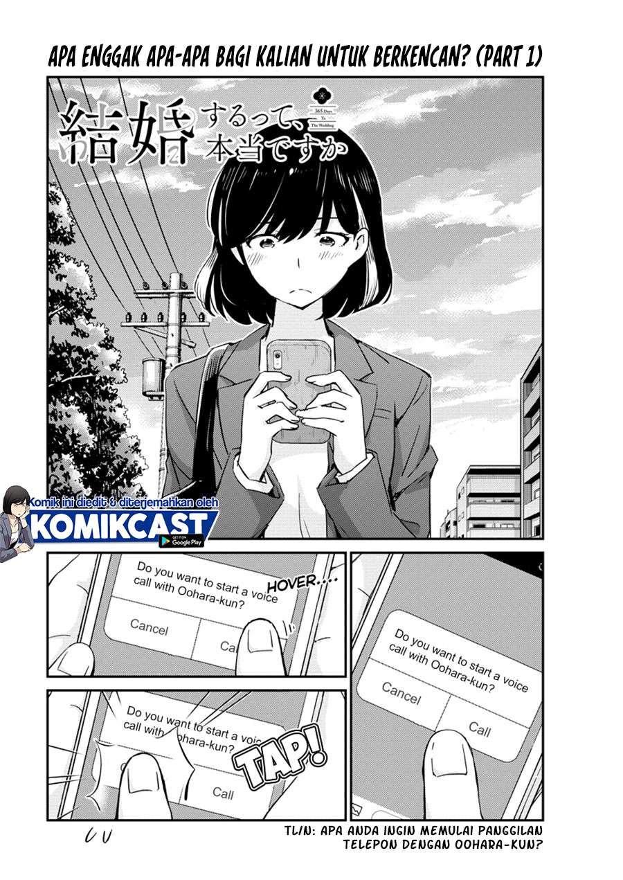 Kekkon Surutte, Hontou desu ka? Chapter 34