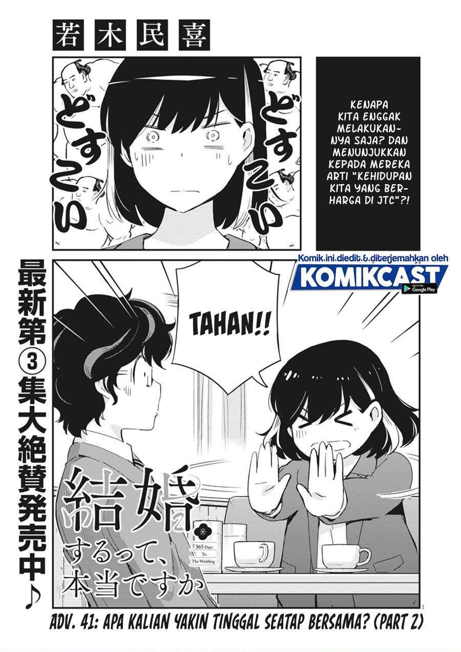 Kekkon Surutte, Hontou desu ka? Chapter 41