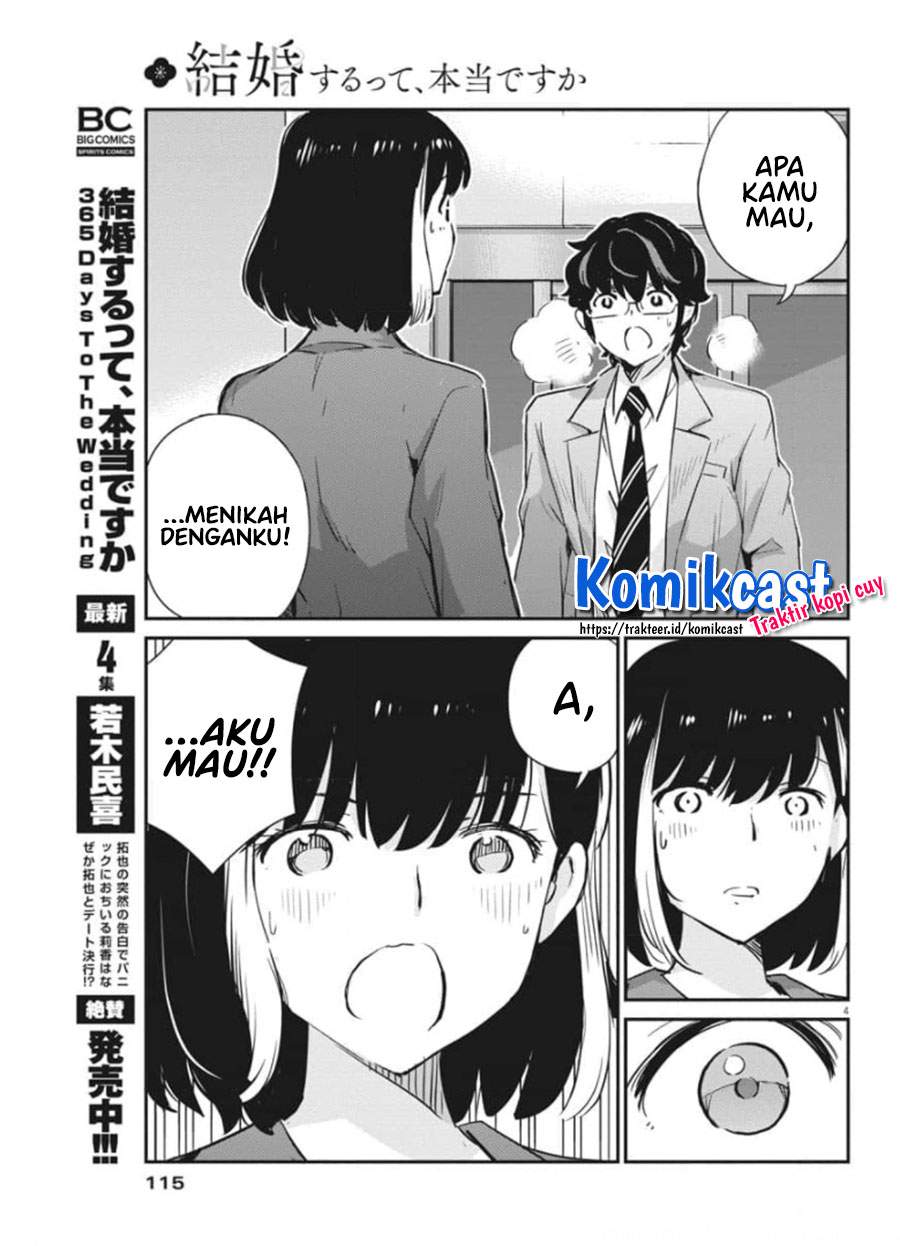 Kekkon Surutte, Hontou desu ka? Chapter 50