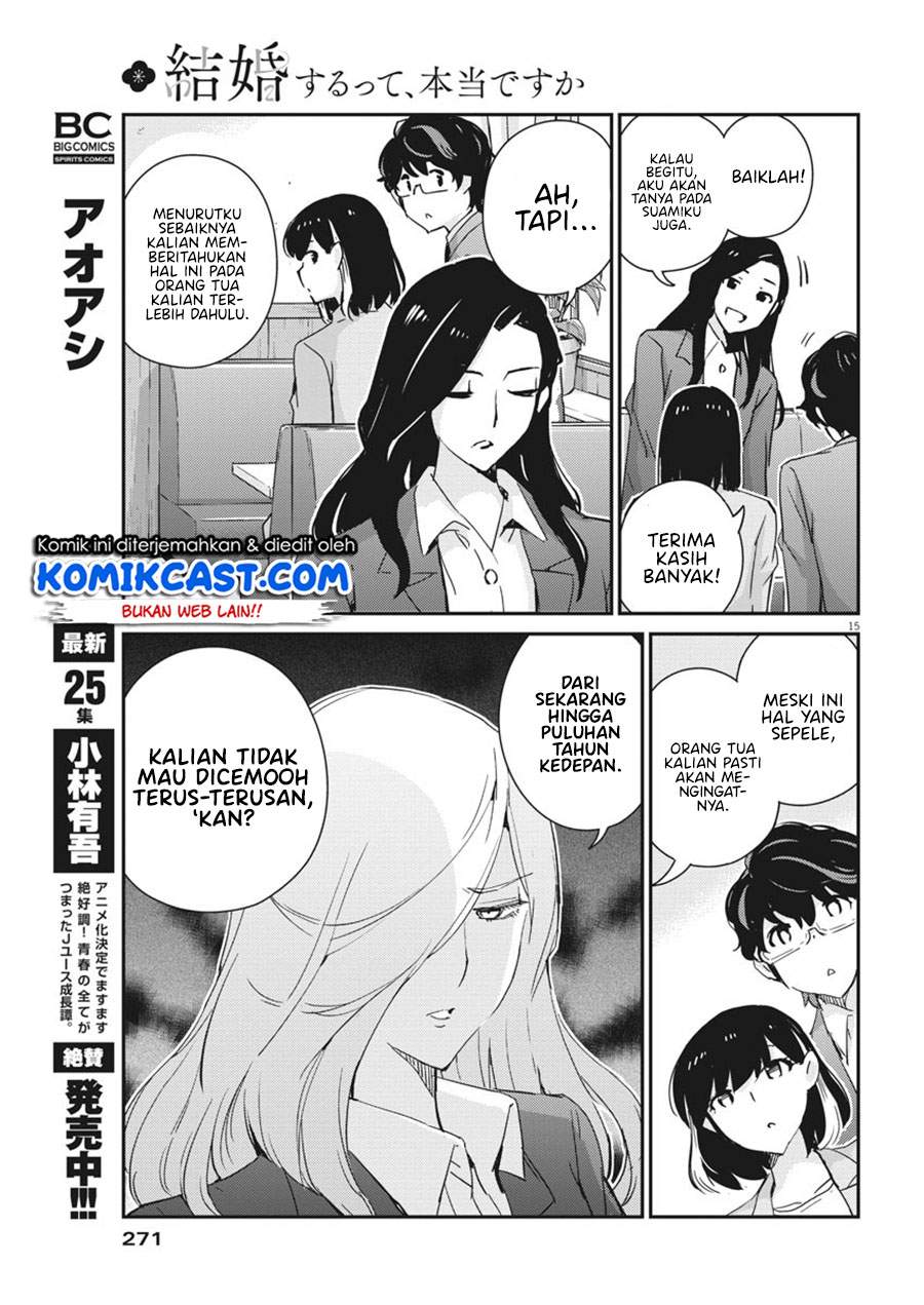 Kekkon Surutte, Hontou desu ka? Chapter 53