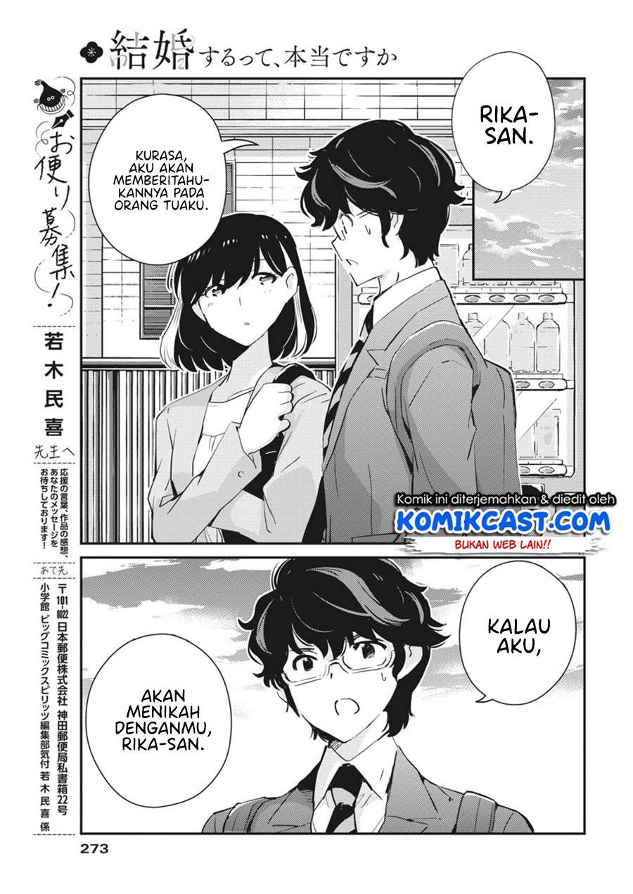 Kekkon Surutte, Hontou desu ka? Chapter 53