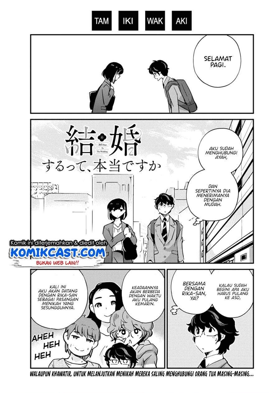 Kekkon Surutte, Hontou desu ka? Chapter 55