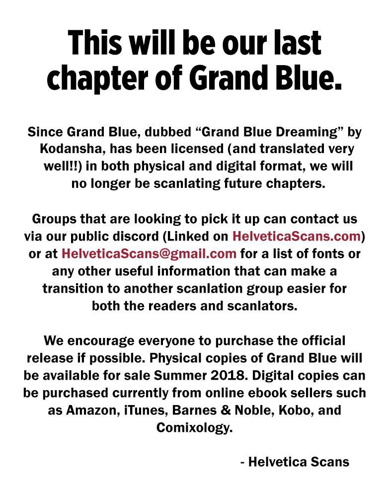 Grand Blue Chapter 38