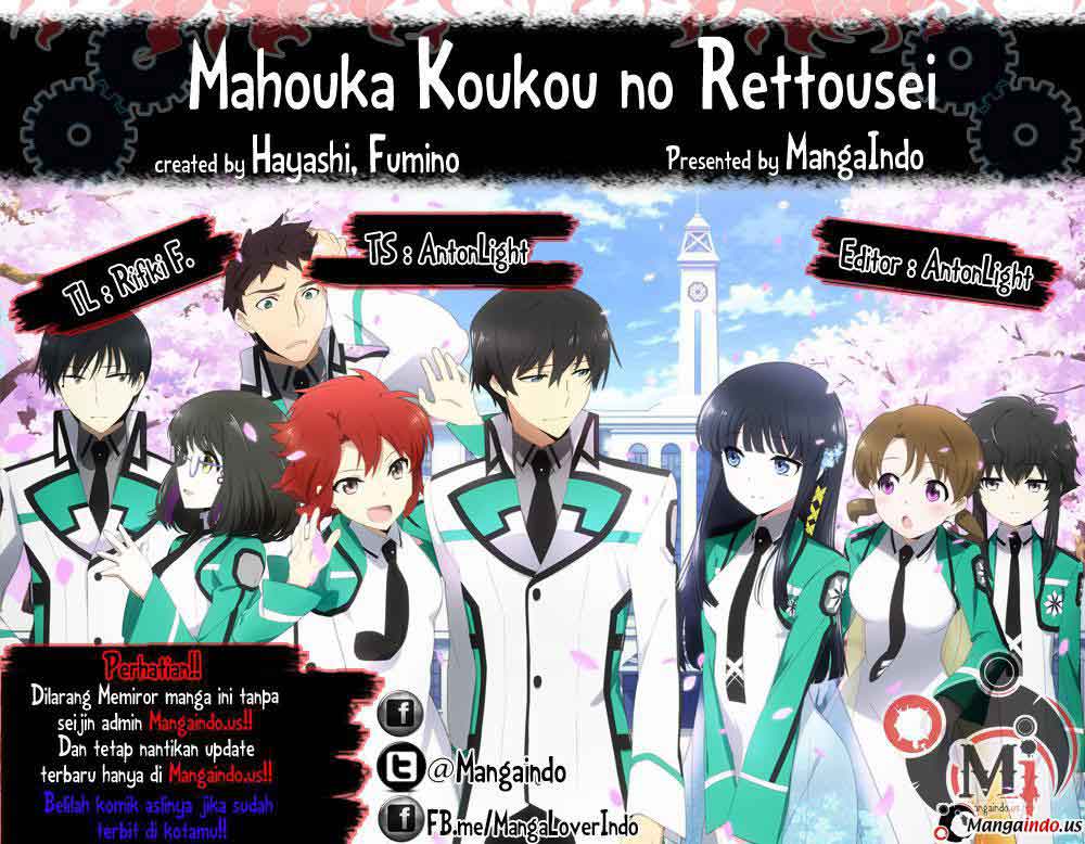 Mahouka Koukou no Rettousei – Nyuugaku-hen Chapter 17