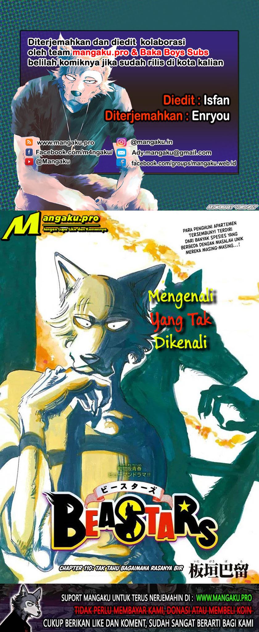 BEASTARS Chapter 110