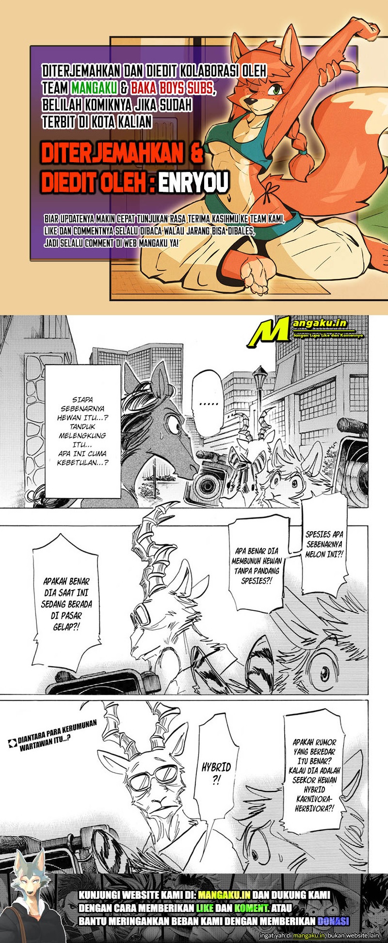 BEASTARS Chapter 188