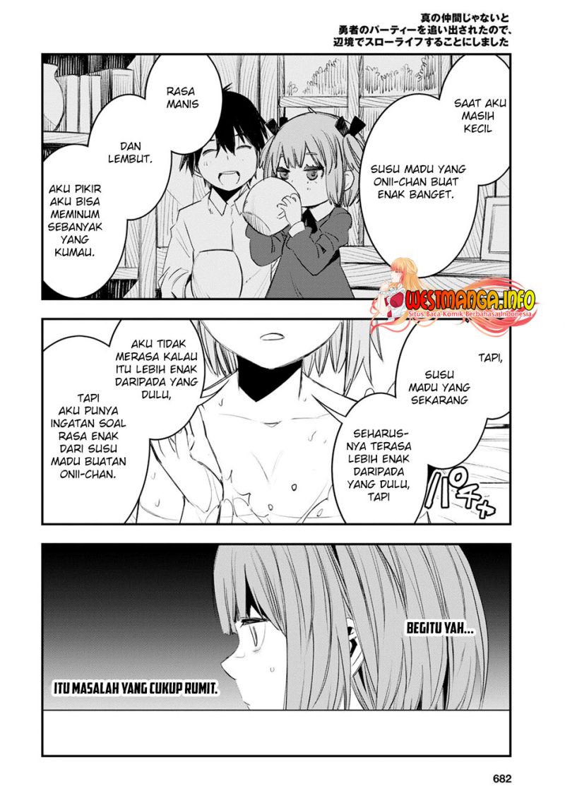 Shin no Nakama janai to Yuusha no Party wo Oidasareta node, Henkyou de Slow Life suru Koto ni shimashita Chapter 49