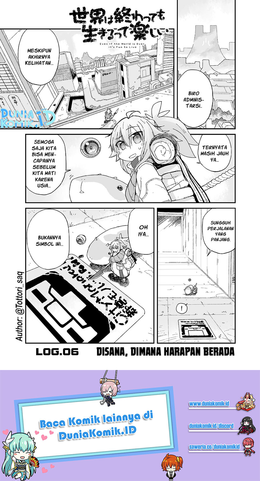 Sekai wa Owattemo Ikirutte Tanoshii Chapter 6