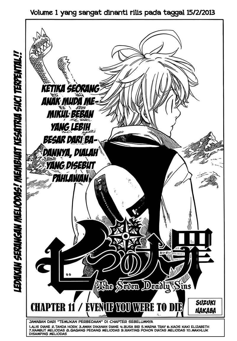 Nanatsu no Taizai Chapter 11