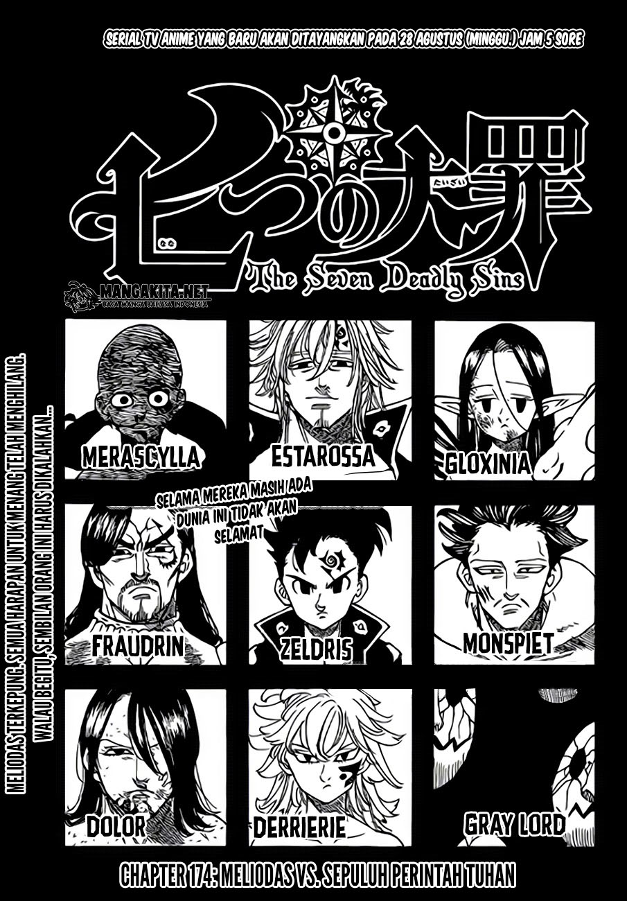 Nanatsu no Taizai Chapter 174