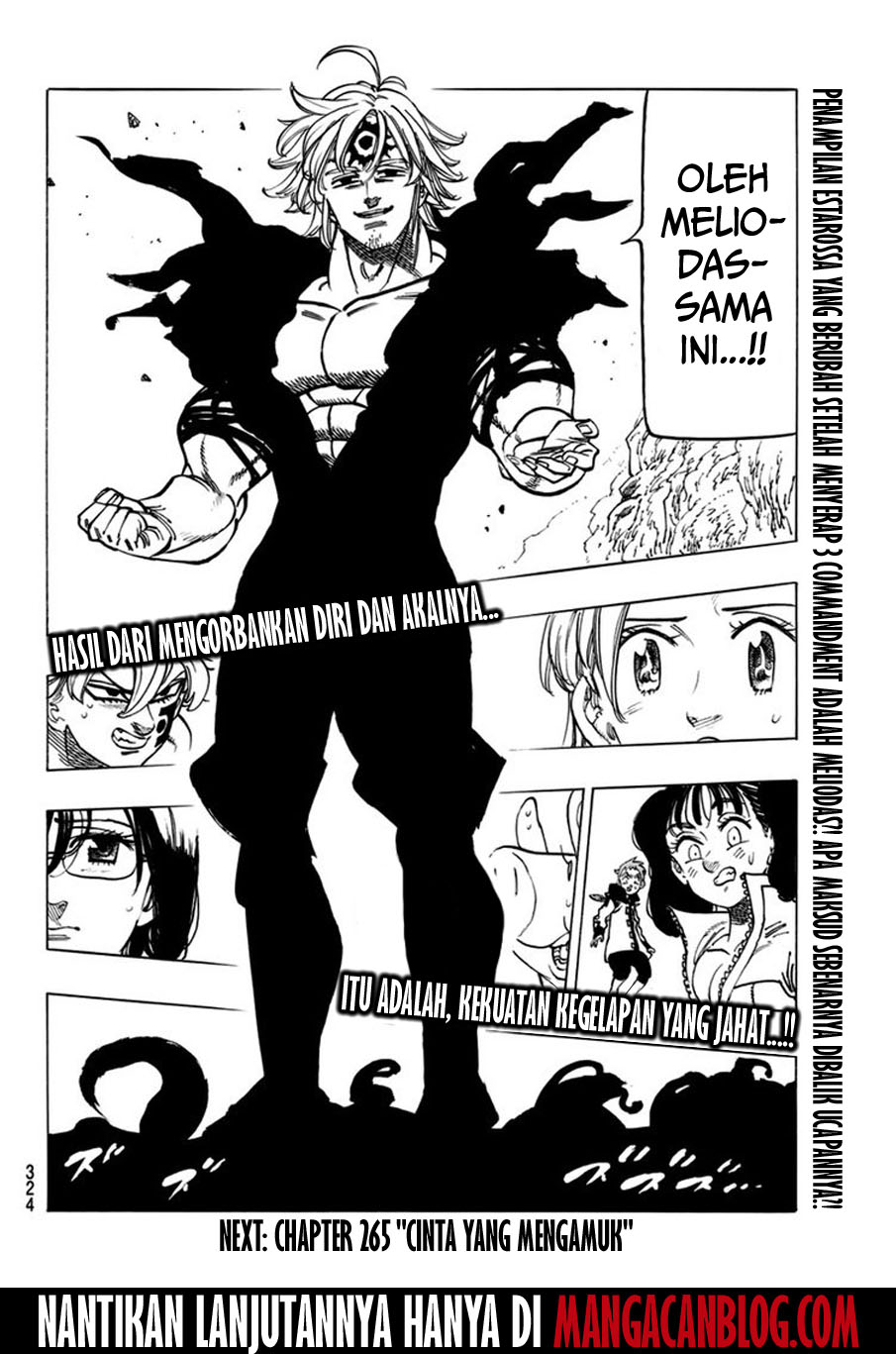 Nanatsu no Taizai Chapter 264