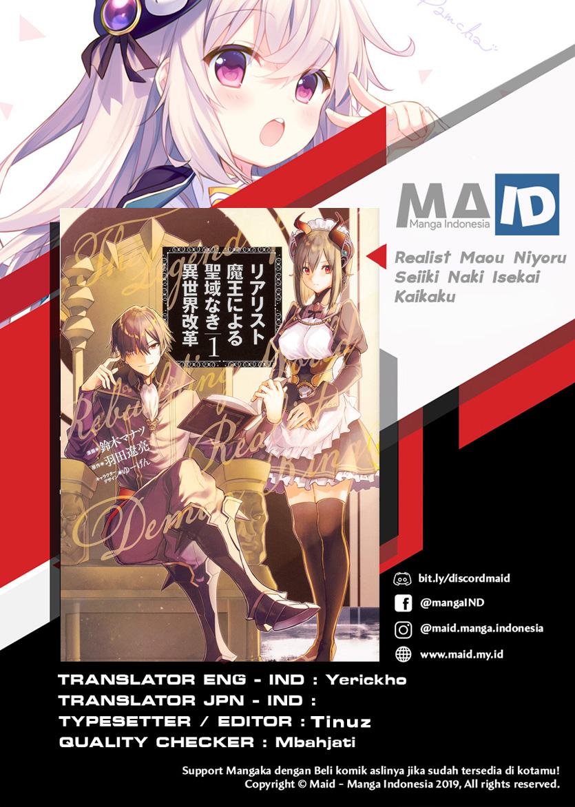 Realist Maou Niyoru Seiiki Naki Isekai Kaikaku Chapter 2