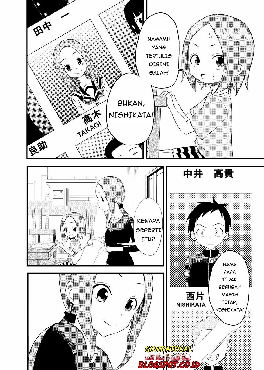 Karakai Jouzu no (Moto) Takagi-san Chapter 1