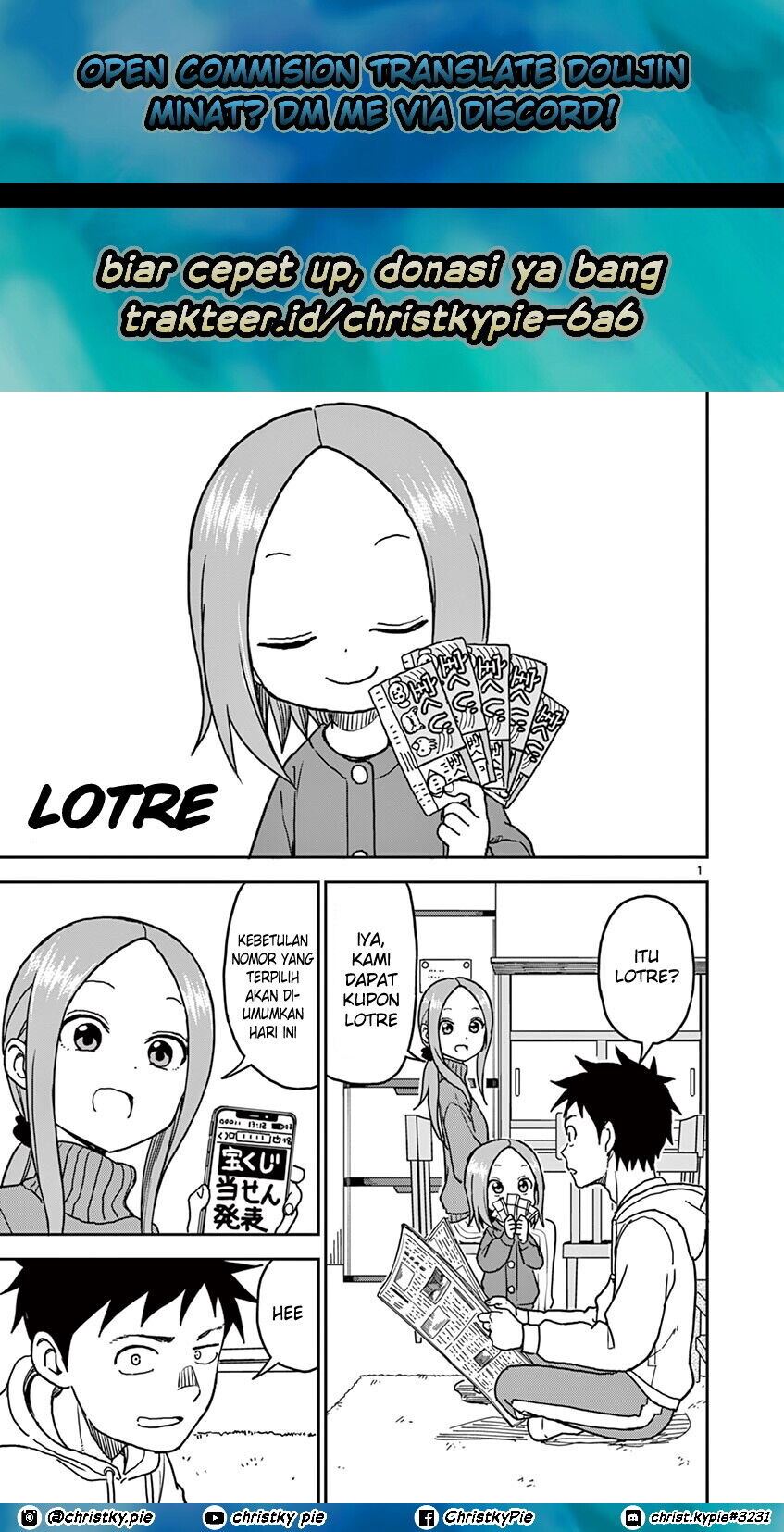 Karakai Jouzu no (Moto) Takagi-san Chapter 119