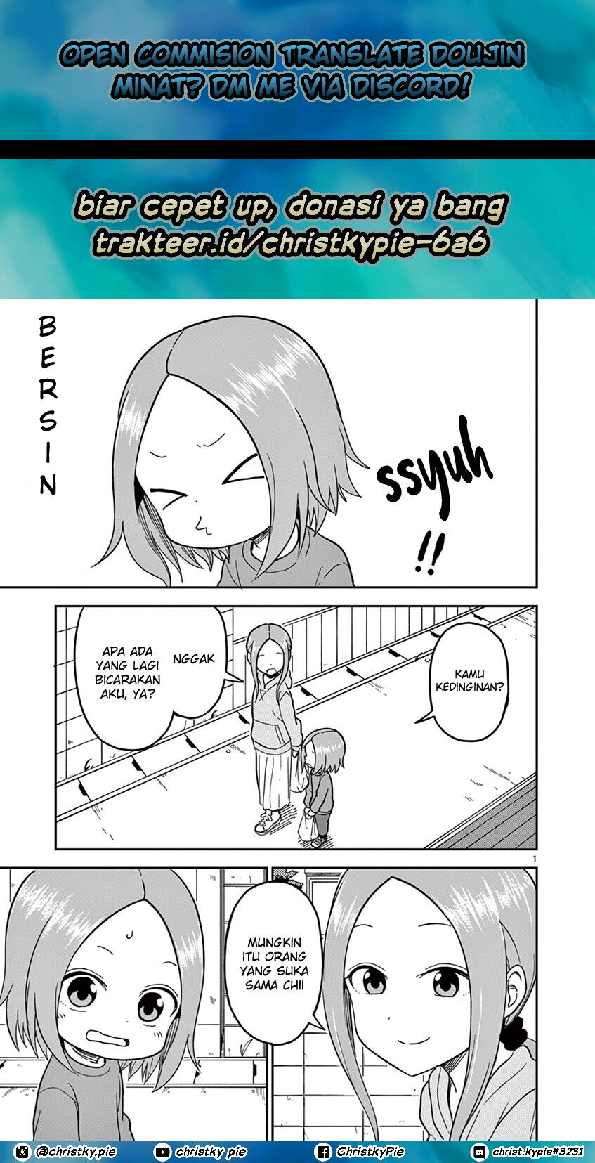 Karakai Jouzu no (Moto) Takagi-san Chapter 129