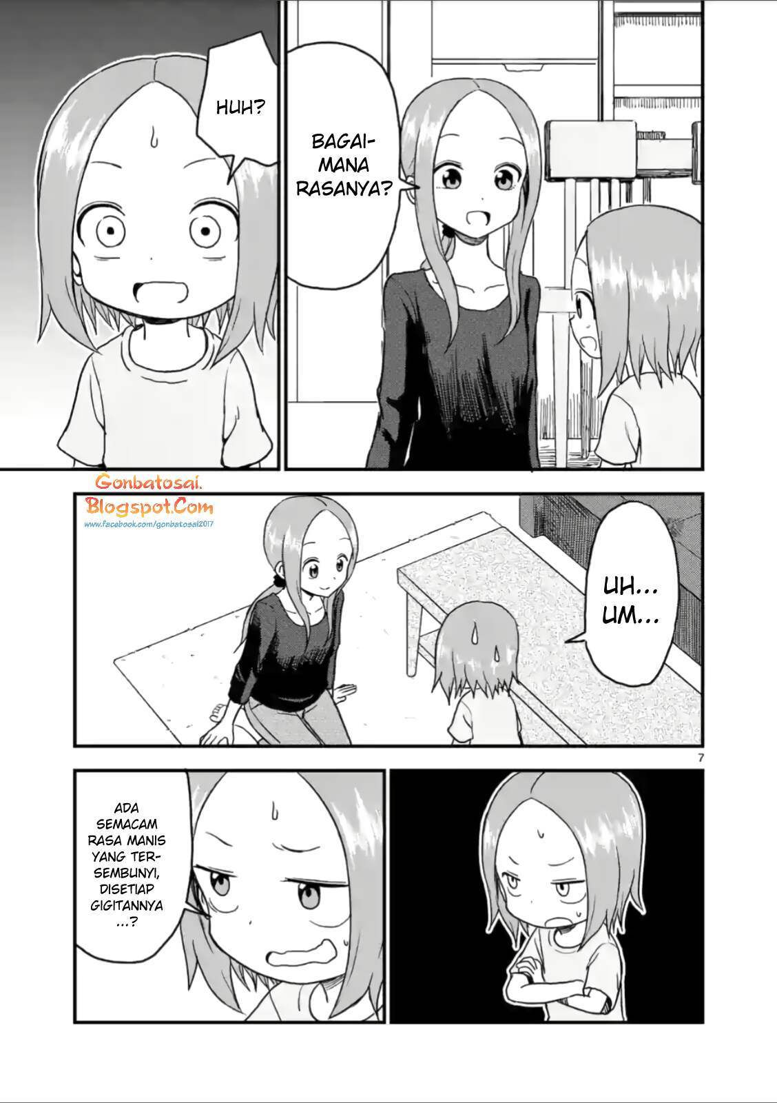 Karakai Jouzu no (Moto) Takagi-san Chapter 34