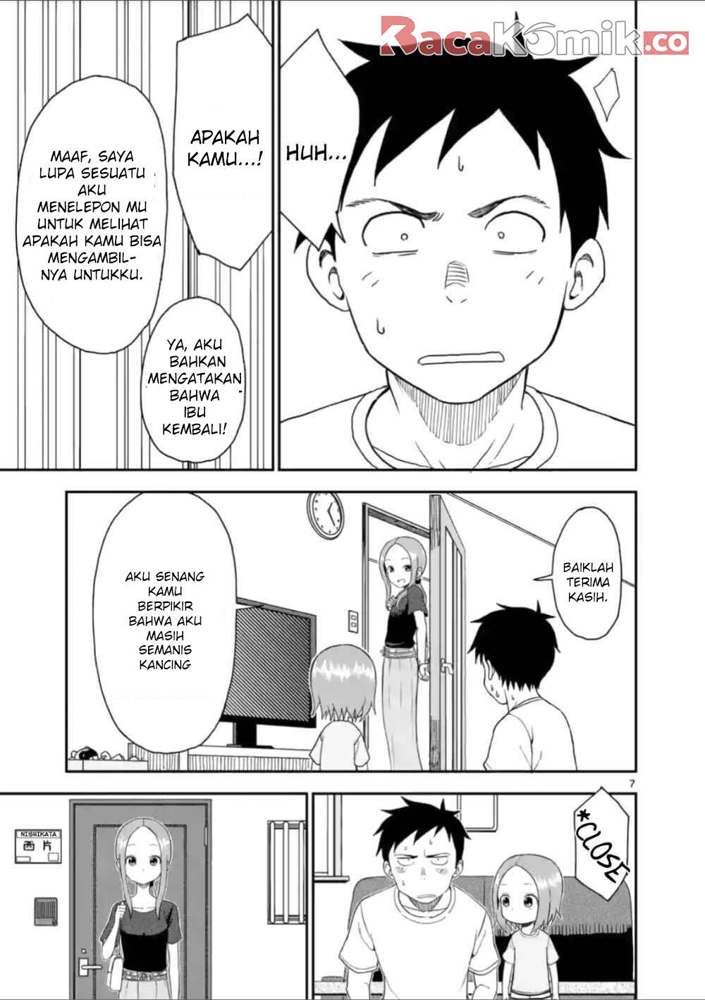 Karakai Jouzu no (Moto) Takagi-san Chapter 52