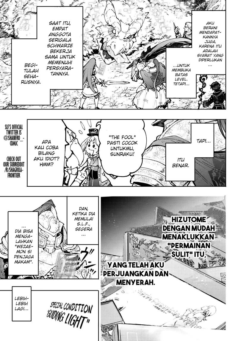 Shangri-La Frontier ~ Kusoge Hunter, Kamige ni Idoman to su~ Chapter 96